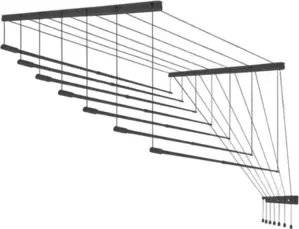Сушилка для белья Comfort Alumin Group Graphite Premium 7 прутьев 1.8м (графитовый) фото