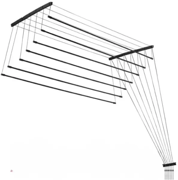 Comfort Alumin Group Потолочная 7 прутьев Black Style 230 см (алюминий)