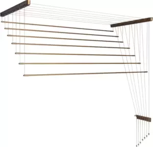 Сушилка для белья Comfort Alumin Group Потолочная Алюминиевая Bronze Style 7 прутьев 1.2м (бронзовый) фото