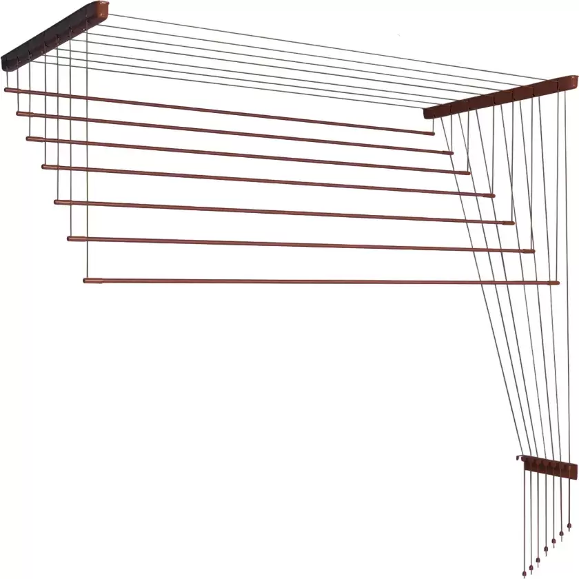 Comfort Alumin Group Потолочная Алюминиевая Chocolate Style 7 прутьев 1м (шоколадный)