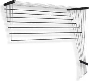 Сушилка для белья Comfort Alumin Group Потолочная Алюминиевая Graphite Style 7 прутьев 1м (графитовый) фото