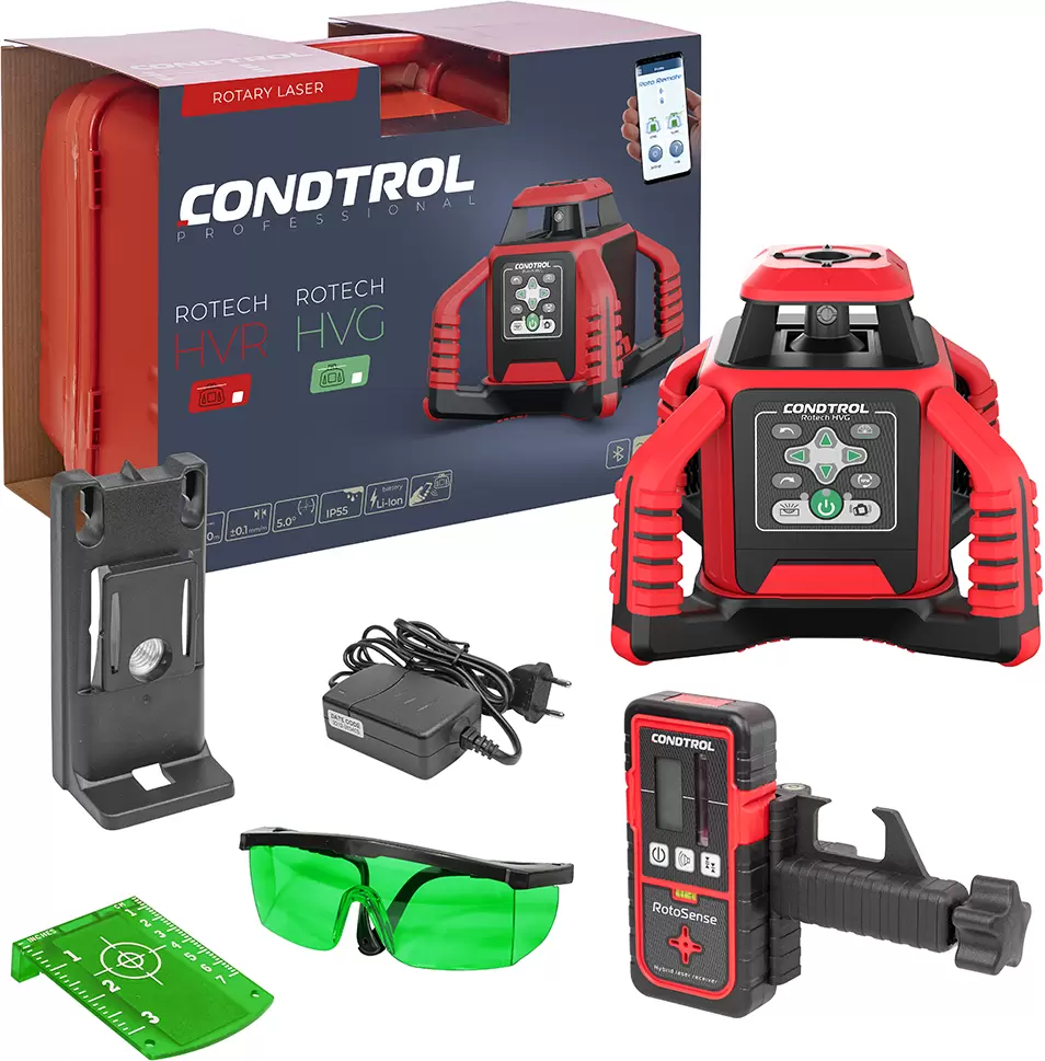 Лазерный нивелир Condtrol Rotech HVG фото