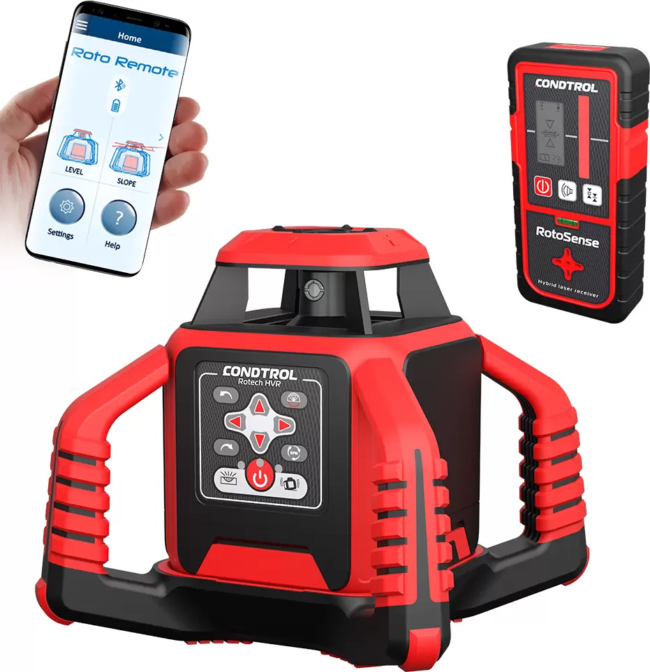 Лазерный нивелир Condtrol Rotech HVR фото