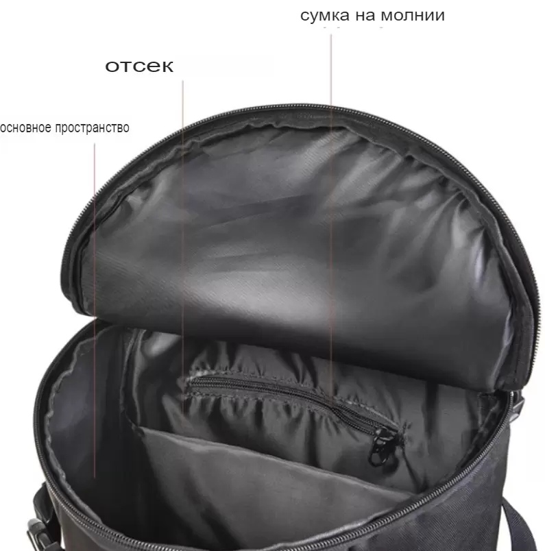 Туристический рюкзак Coyote LEO 28085-B 6312000104A (черный) фото