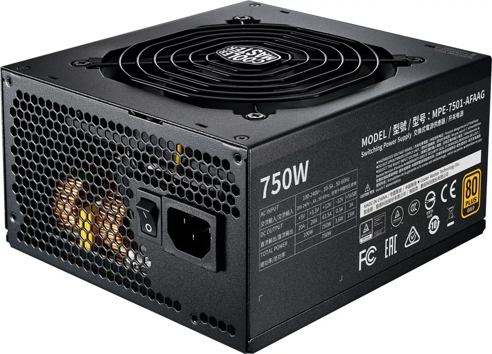 Cooler Master MWE Gold 750 V2 Full Modular MPE-7501-AFAAG-EU