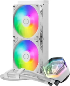 Система жидкостного охлаждения для процессора Cooler Master MasterLiquid 240 Atmos ARGB MLX-D24M-A25PZ-RW фото