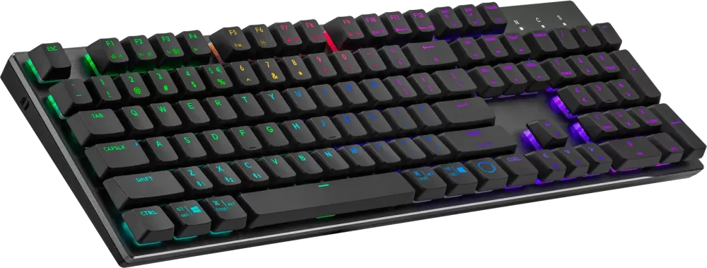 Клавиатура Cooler Master SK653 (TTC Low Profile Red, серый космос, нет кириллицы) фото 2