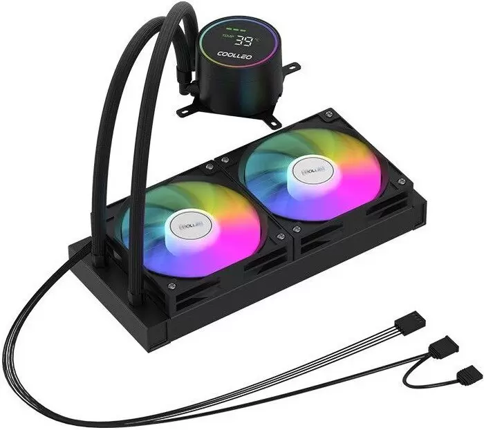 Кулер для процессора Coolleo Ice Fairy Dig 240 Lite (черный) фото