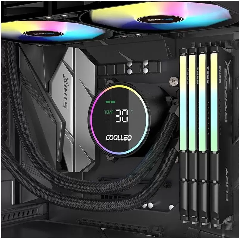Кулер для процессора Coolleo Ice Fairy Dig 240 Lite (черный) фото
