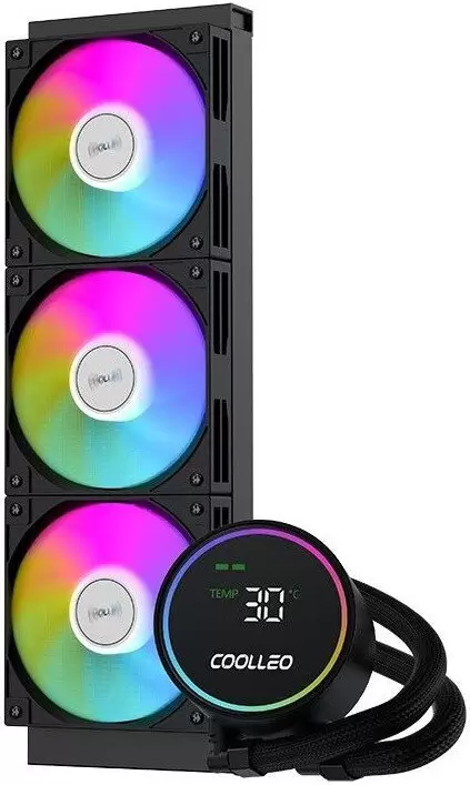 Кулер для процессора Coolleo Ice Fairy Dig 360 Lite (черный) фото