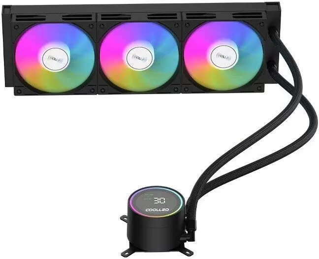 Кулер для процессора Coolleo Ice Fairy Dig 360 Lite (черный) фото