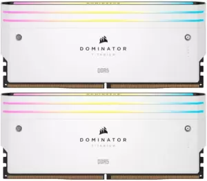 Оперативная память Corsair Dominator Titanium RGB 2x48ГБ DDR5 6400 МГц CMP96GX5M2B6400C32W фото