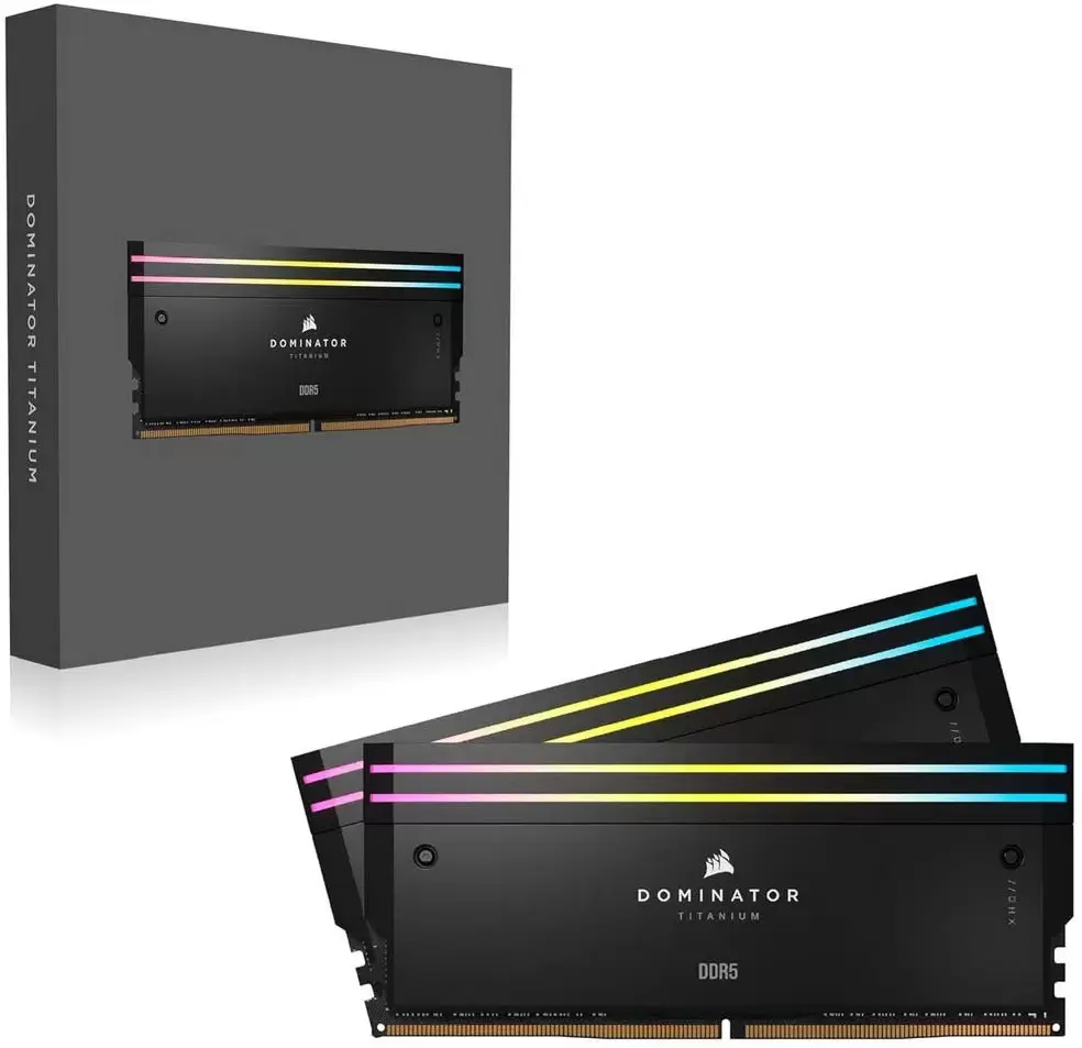 Оперативная память Corsair Dominator Titanium RGB 2x48ГБ DDR5 6600 МГц CMP96GX5M2B6600C32 фото 7