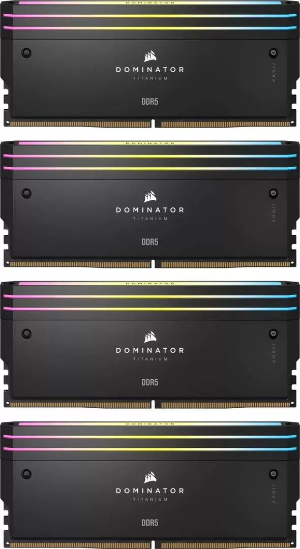 Оперативная память Corsair Dominator Titanium RGB 4x16ГБ DDR5 6400 МГц CMP64GX5M4B6400C32 фото 3