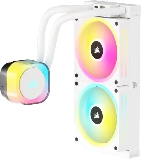 Система жидкостного охлаждения для процессора Corsair iCUE LINK H100i RGB White CW-9061005-WW фото