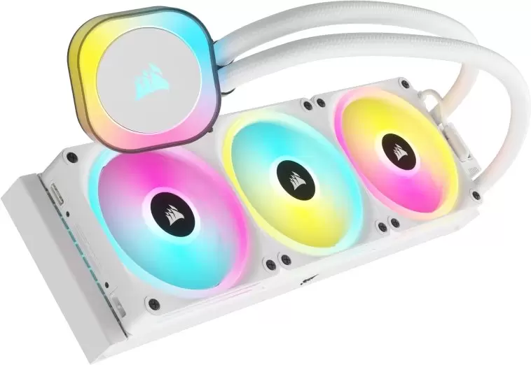 Система жидкостного охлаждения для процессора Corsair iCUE LINK H150i RGB White CW-9061006-WW фото