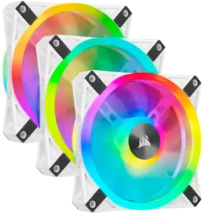 Комплект вентиляторов для корпуса Corsair iCUE QL120 RGB White Triple Pack CO-9050104-WW фото
