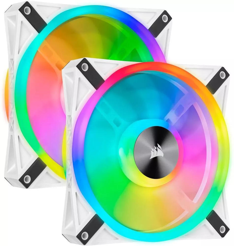 Corsair iCUE QL140 RGB White Dual Pack CO-9050106-W