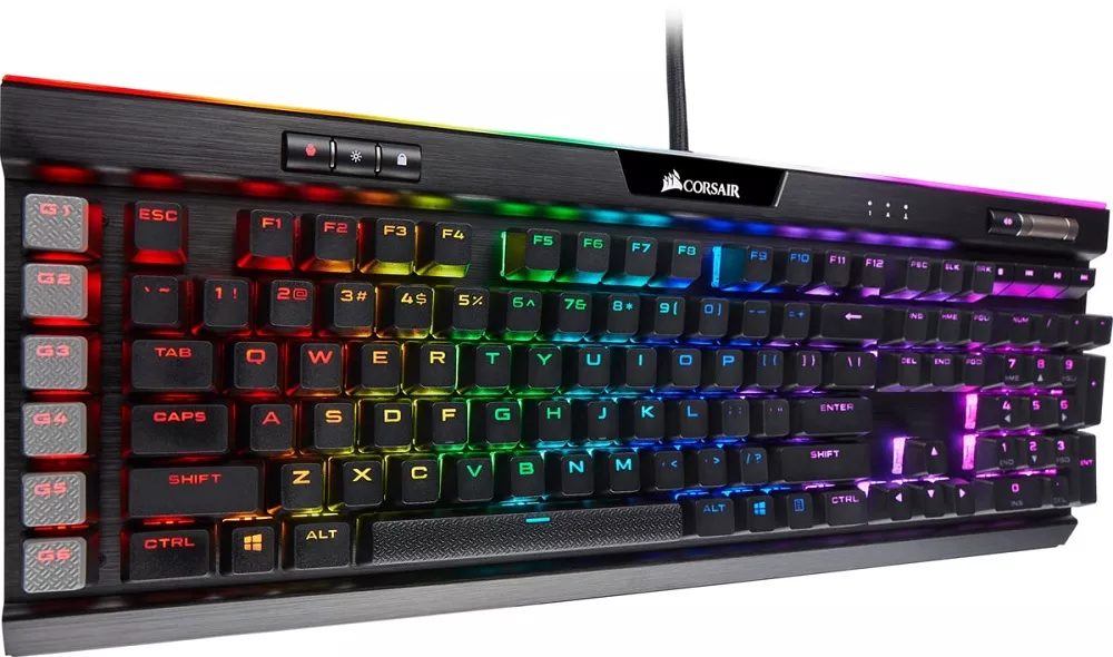 Клавиатура Corsair K95 RGB Platinum XT (Cherry MX Brown, нет кириллицы) фото 3