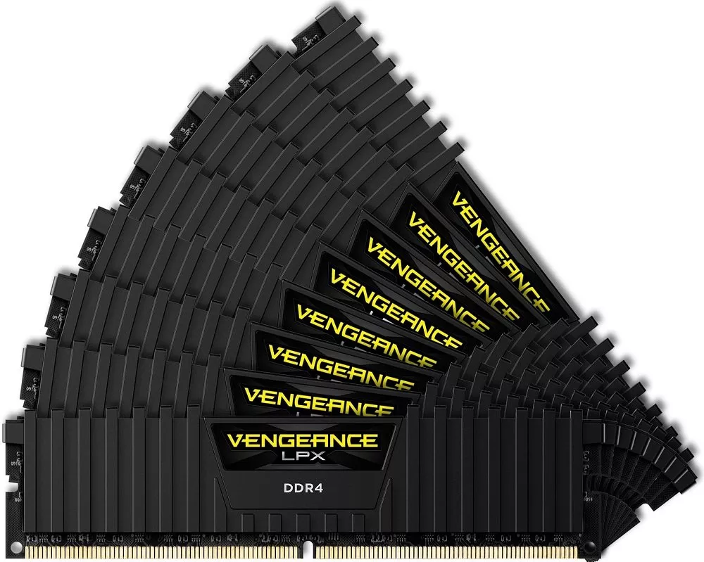Комплект памяти Corsair Vengeance LPX CMK128GX4M8X3600C18 DDR4 PC4-28800 8x16Gb фото 2