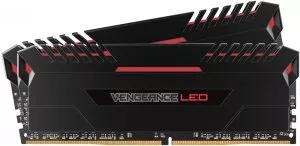 Модуль памяти Corsair Vengeance Red LED CMU32GX4M2D3000C16R DDR4 PC4-24000 2x16Gb фото