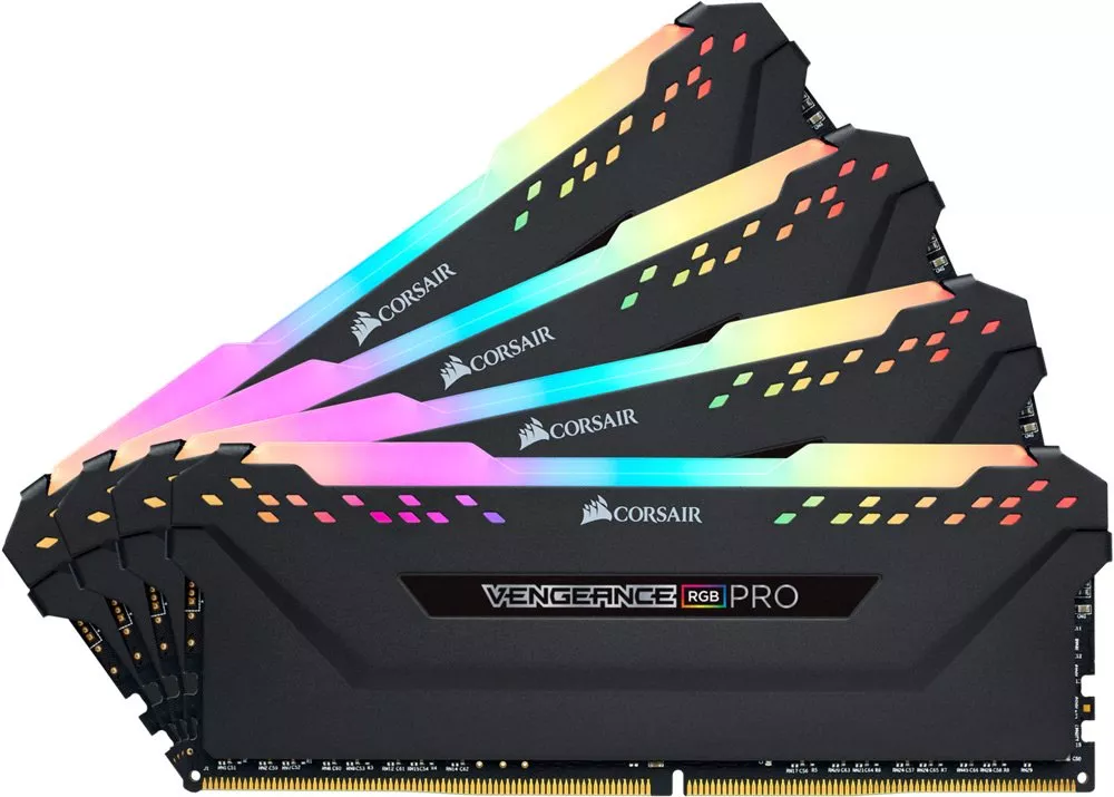 Corsair Vengeance RGB PRO 4x8ГБ DDR4 3200 МГц CMW32GX4M4C3200C16