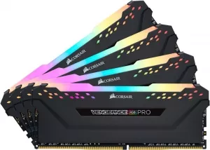 Оперативная память Corsair Vengeance RGB PRO 4x8ГБ DDR4 3200 МГц CMW32GX4M4C3200C16 фото