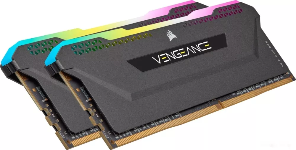Модуль памяти Corsair Vengeance RGB PRO SL 2x8ГБ DDR4 3600 МГц CMH16GX4M2D3600C18 фото 3