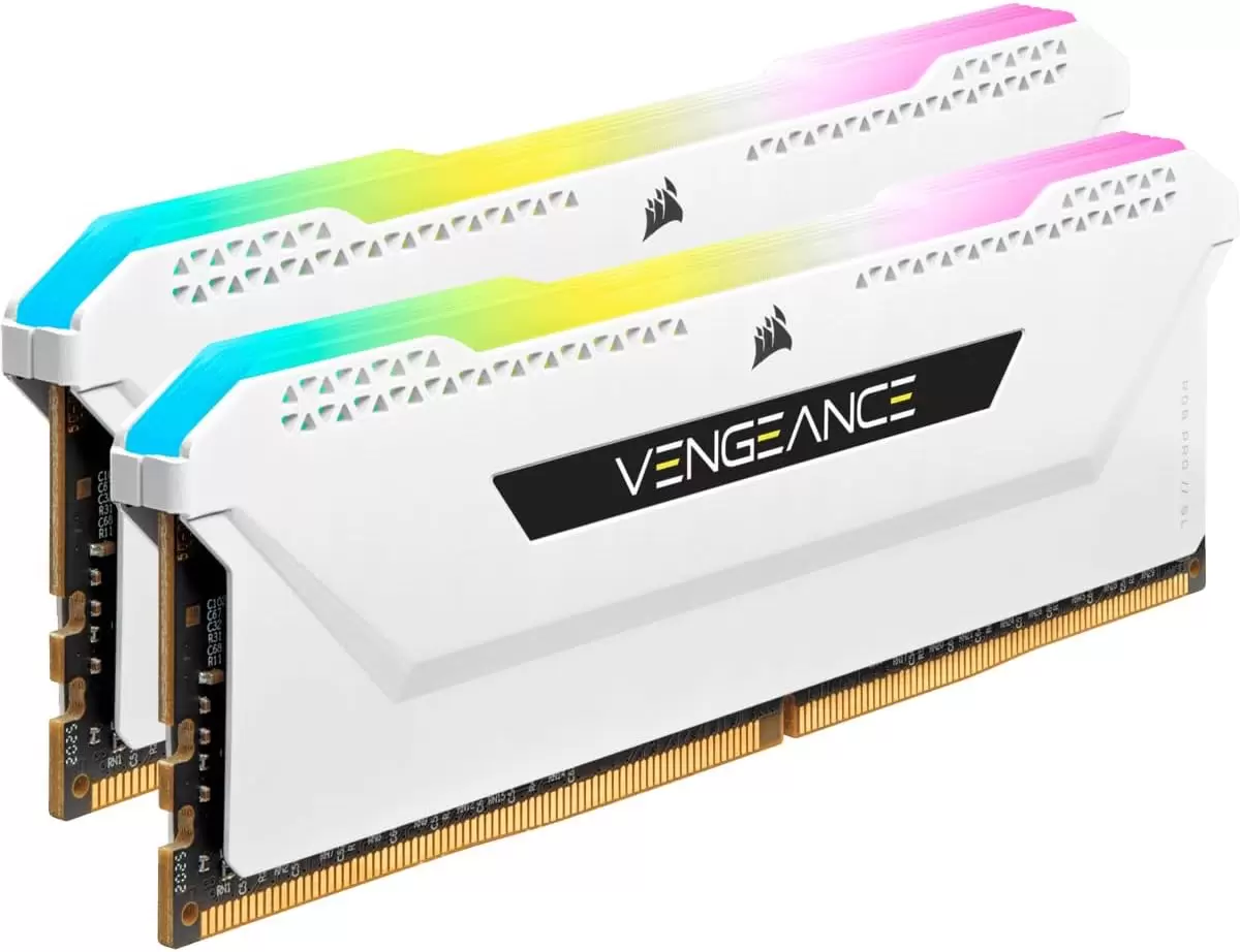 Оперативная память Corsair Vengeance RGB PRO SL 2x8ГБ DDR4 3600 МГц CMH16GX4M2D3600C18W фото 3