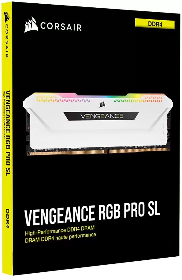 Оперативная память Corsair Vengeance RGB PRO SL 2x8ГБ DDR4 3600 МГц CMH16GX4M2D3600C18W фото 6