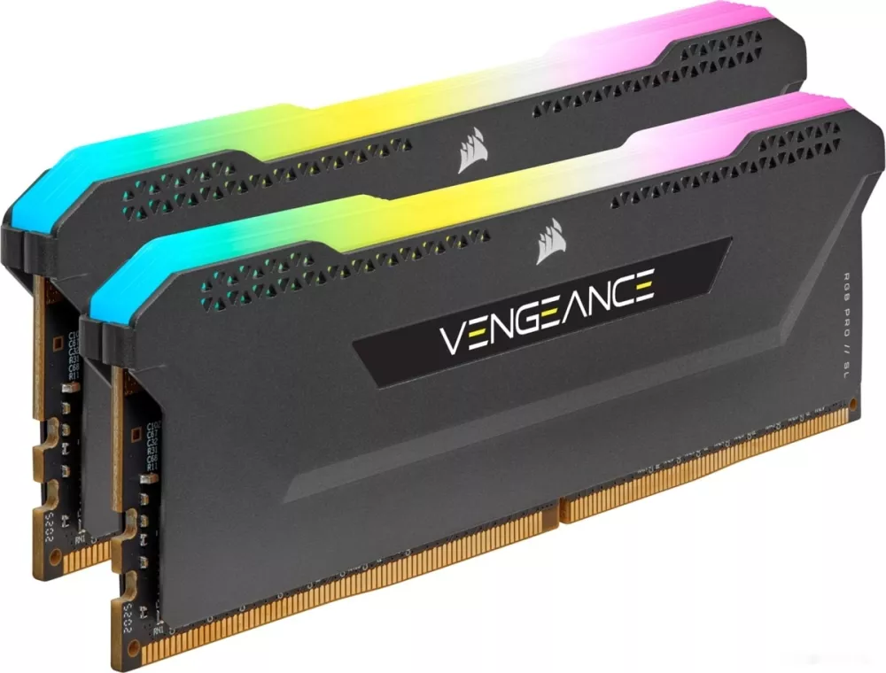 Оперативная память Corsair Vengeance RGB PRO SL 2x8ГБ DDR4 4000 МГц CMH16GX4M2Z4000C18 фото 2