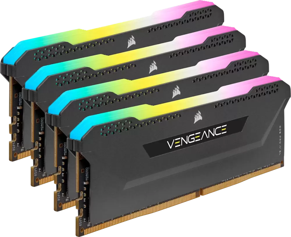 Corsair Vengeance RGB PRO SL 4x8GB DDR4 PC4-25600 CMH32GX4M4E3200C16