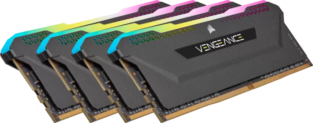 Оперативная память Corsair Vengeance RGB PRO SL 4x8GB DDR4 PC4-25600 CMH32GX4M4E3200C16 фото 2