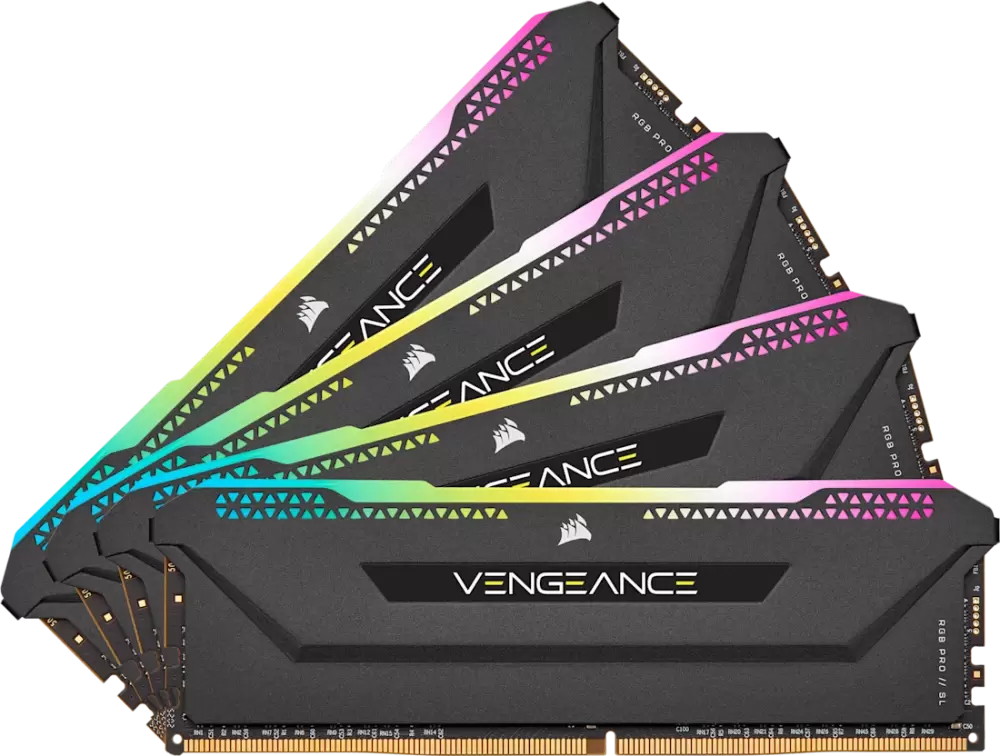 Оперативная память Corsair Vengeance RGB PRO SL 4x8GB DDR4 PC4-25600 CMH32GX4M4E3200C16 фото 3
