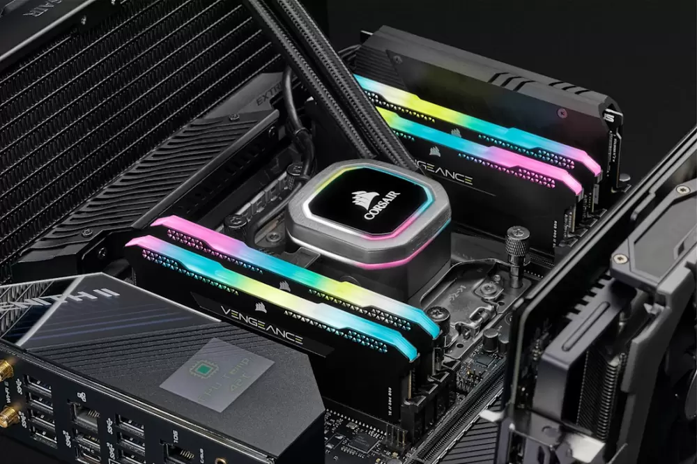 Оперативная память Corsair Vengeance RGB PRO SL 4x8GB DDR4 PC4-25600 CMH32GX4M4E3200C16 фото 4