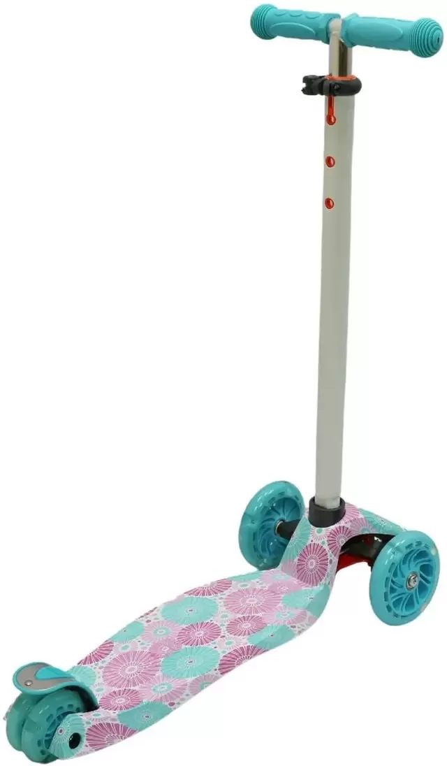 Трехколесный самокат CosmoRide Funny S910W (цветы) фото