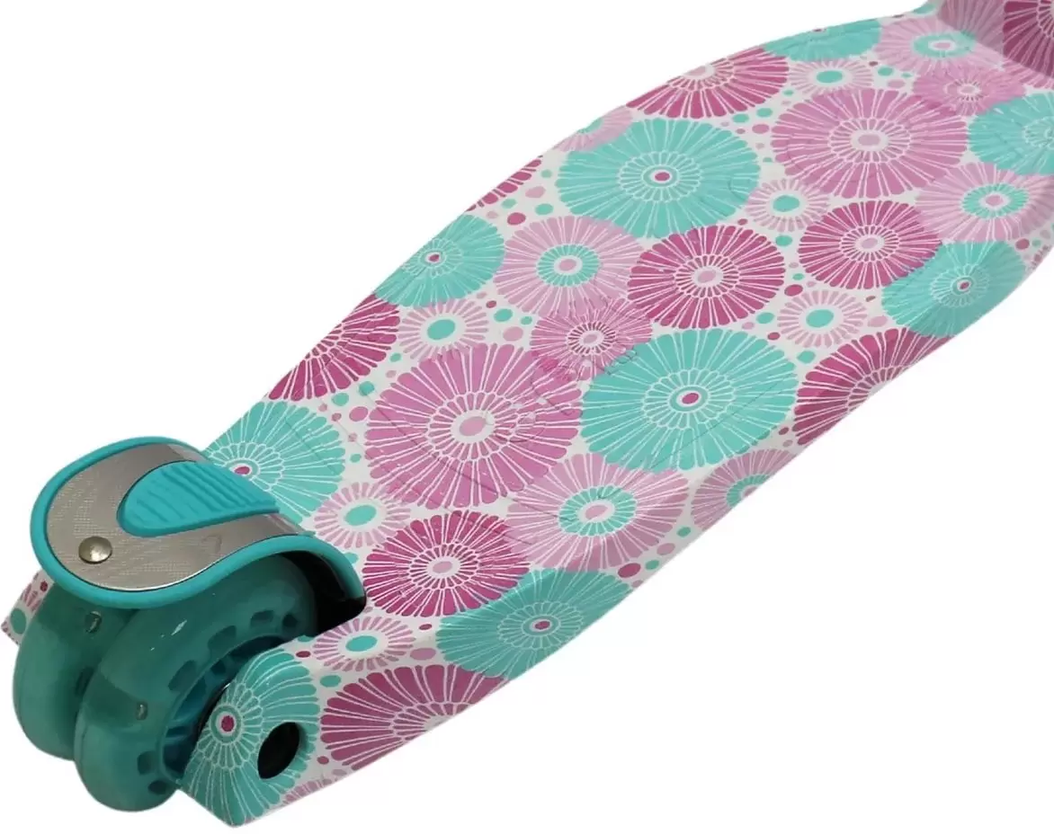 Трехколесный самокат CosmoRide Funny S910W (цветы) фото