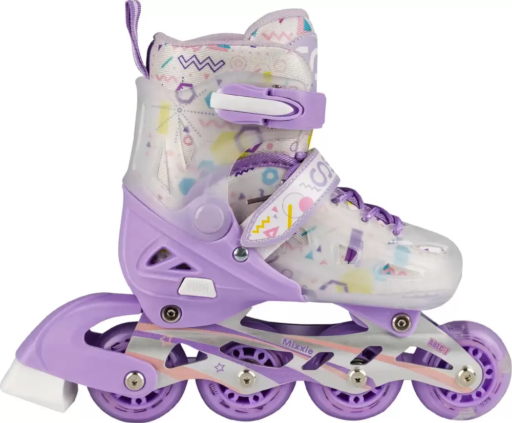 Роликовые коньки CosmoRide Mixxie ( р-р 31-34, фиолетовый) фото