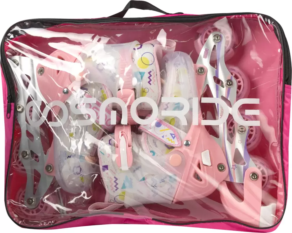 Роликовые коньки CosmoRide Mixxie (р-р 35-38, розовый) фото