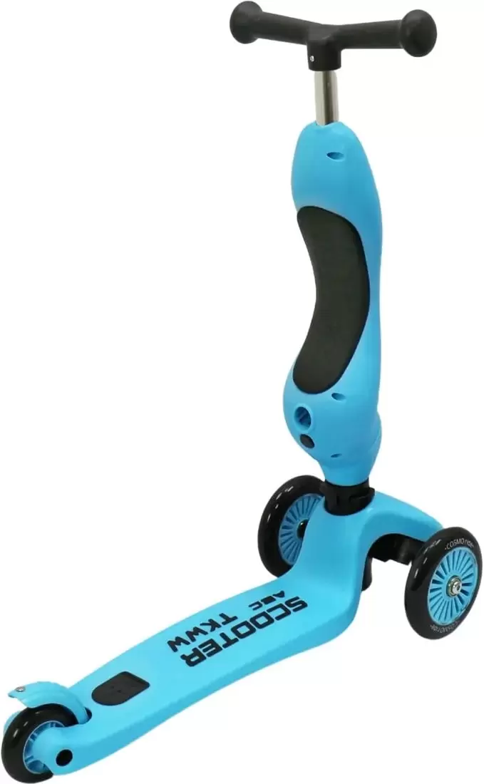 Трехколесный самокат Cosmoride Moly C-13H (голубой) фото