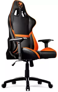 Кресло Cougar Armor (чёрный/оранжевый) фото