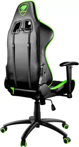Кресло Cougar Neon (черный/зеленый) фото