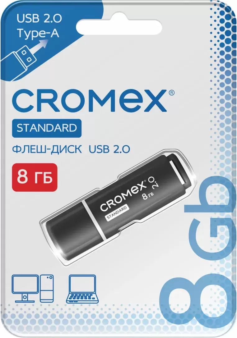 USB Flash Cromex Standard 8Gb 514157 (черный) фото
