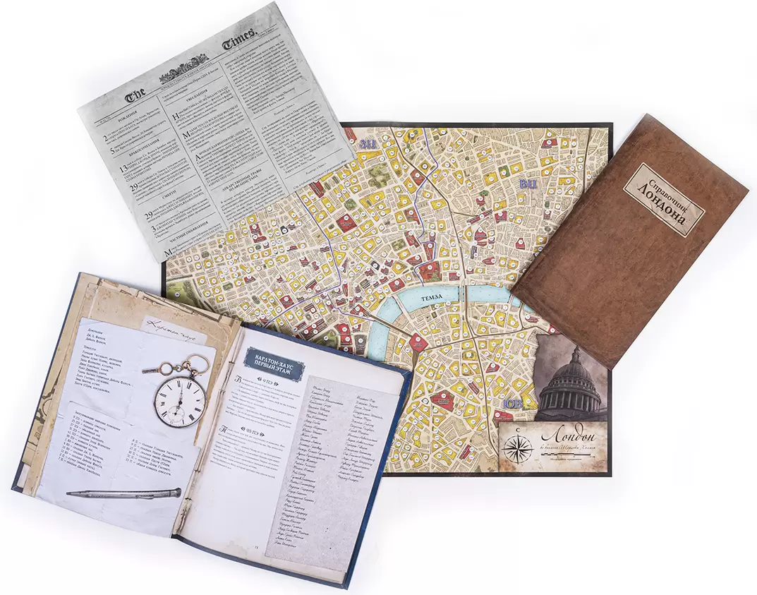 Настольная игра Crowd Games Шерлок Холмс детектив-консультант. Карлтон-хаус и Куинс-парк (16244) фото