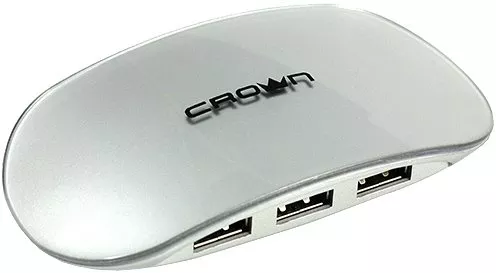 USB-хаб CROWN CMH-B20 Silver фото