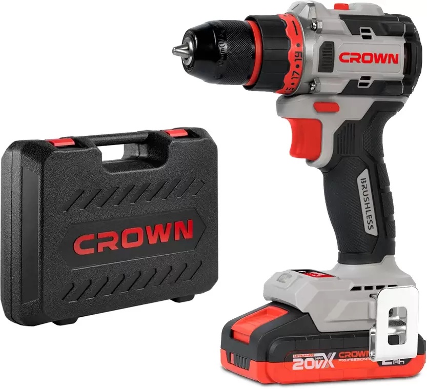Дрель-шуруповерт Crown CT21128HMX-2 BMC фото