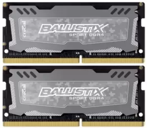 Оперативная память Crucial Ballistix Sport 2x4GB DDR4 SODIMM PC4-19200 (BLS2C4G4S240FSD) фото