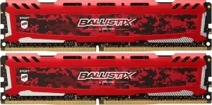 Комплект памяти Crucial Ballistix Sport LT Red BLS2C8G4D26BFSE DDR4 PC-21300 2x8Gb фото