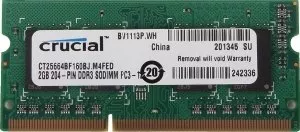 Модуль памяти Crucial CT25664BF160BJ DDR3 PC3-12800 2Gb фото