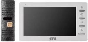 Комплект видеодомофона CTV CTV-DP1701S (белый) фото